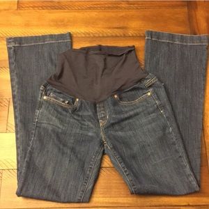 Gap Maternity bootcut jeans in dark wash